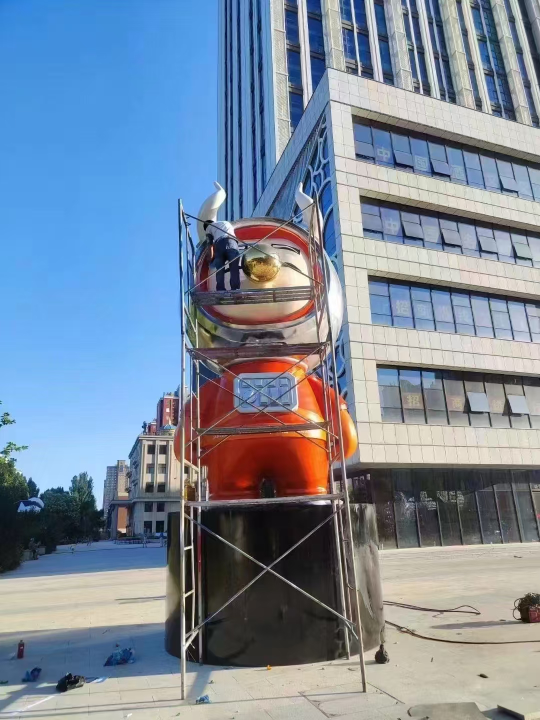 不锈钢城市景观雕塑