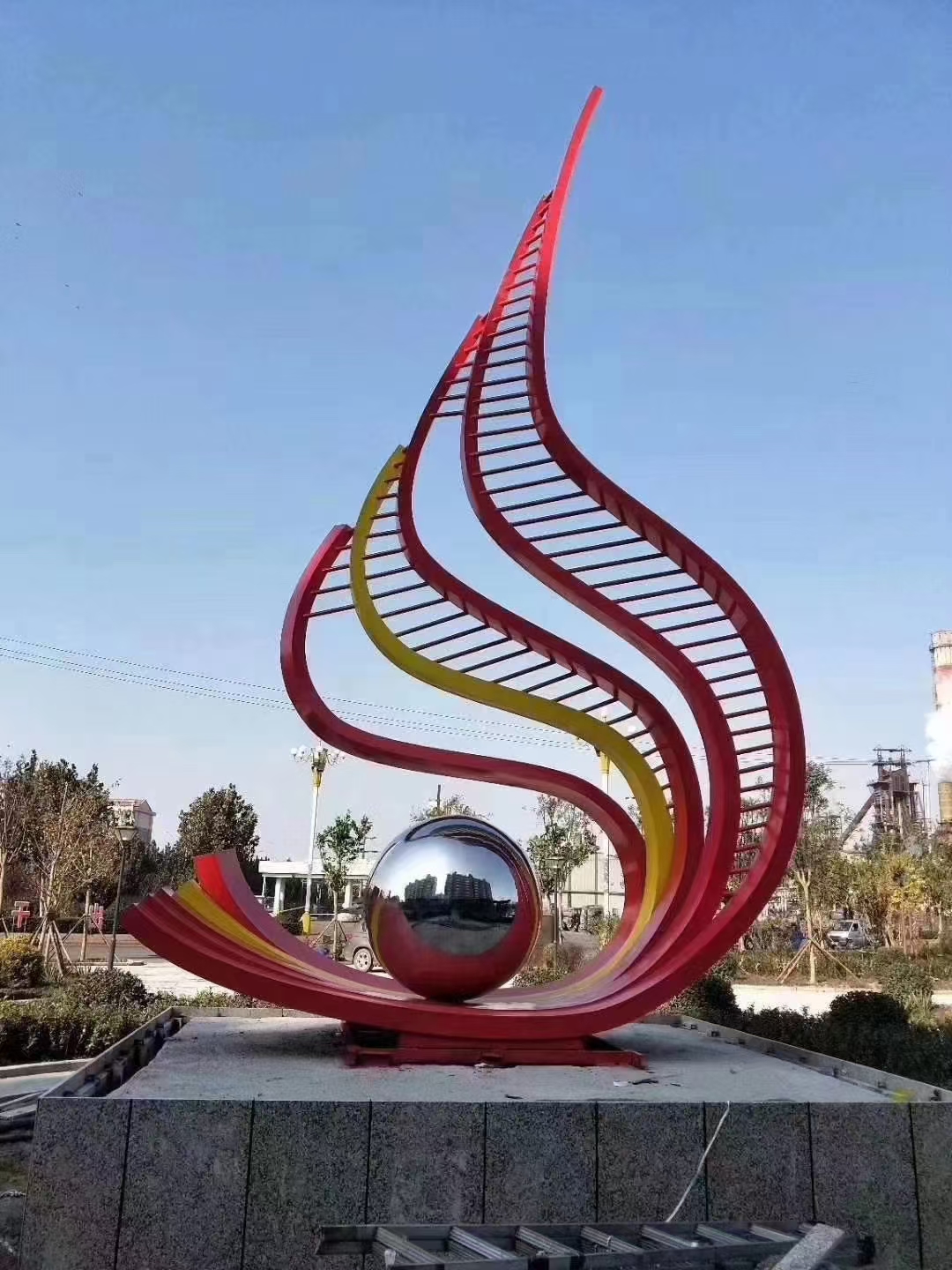 不锈钢城市景观雕塑