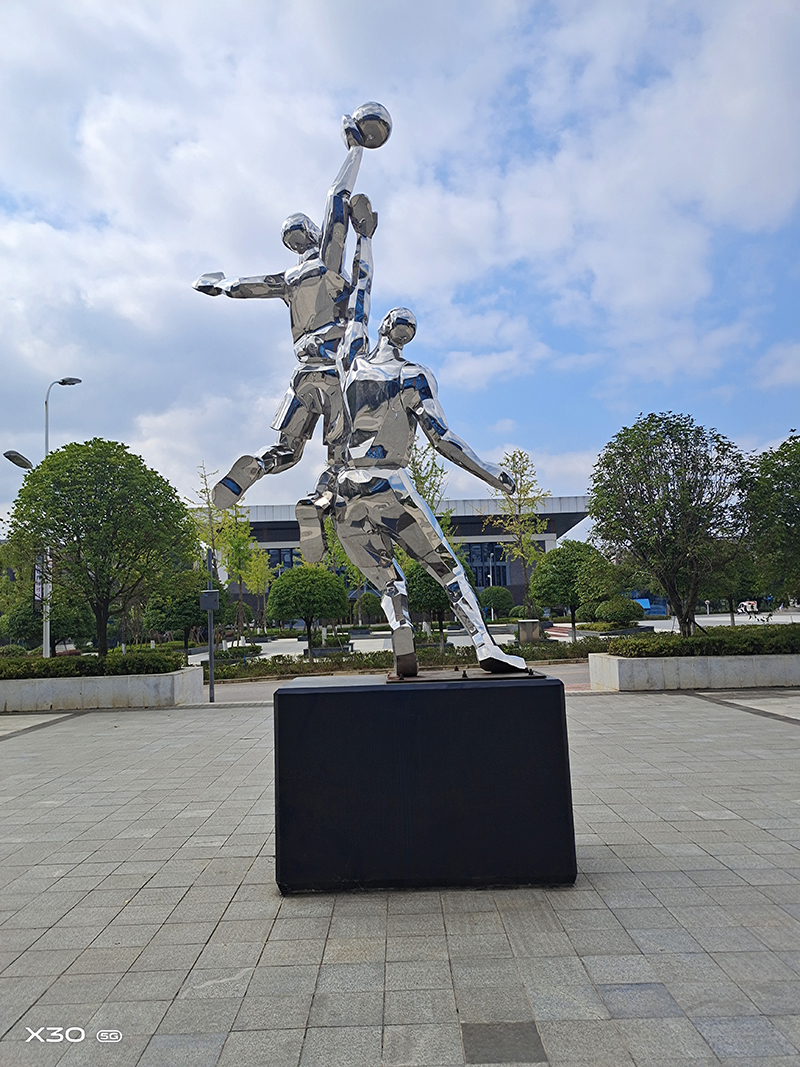 不锈钢校园雕塑