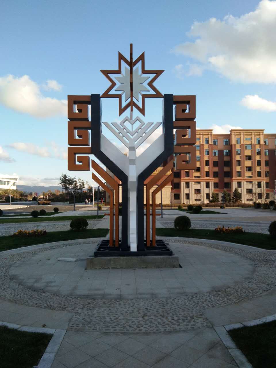 不锈钢校园雕塑