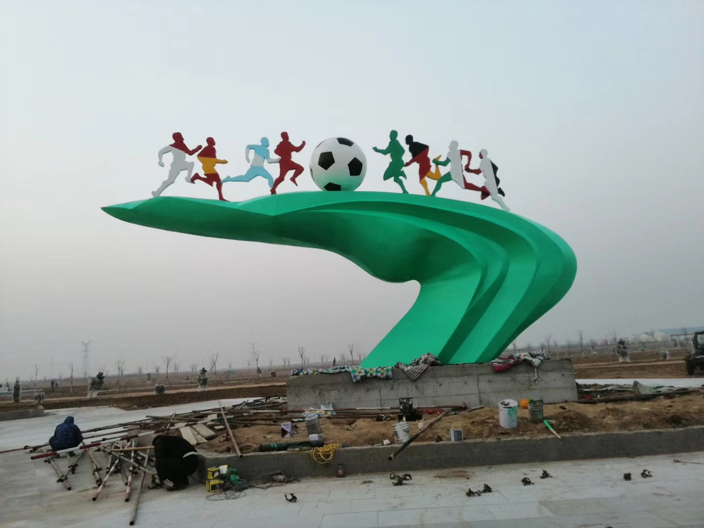 不锈钢校园雕塑