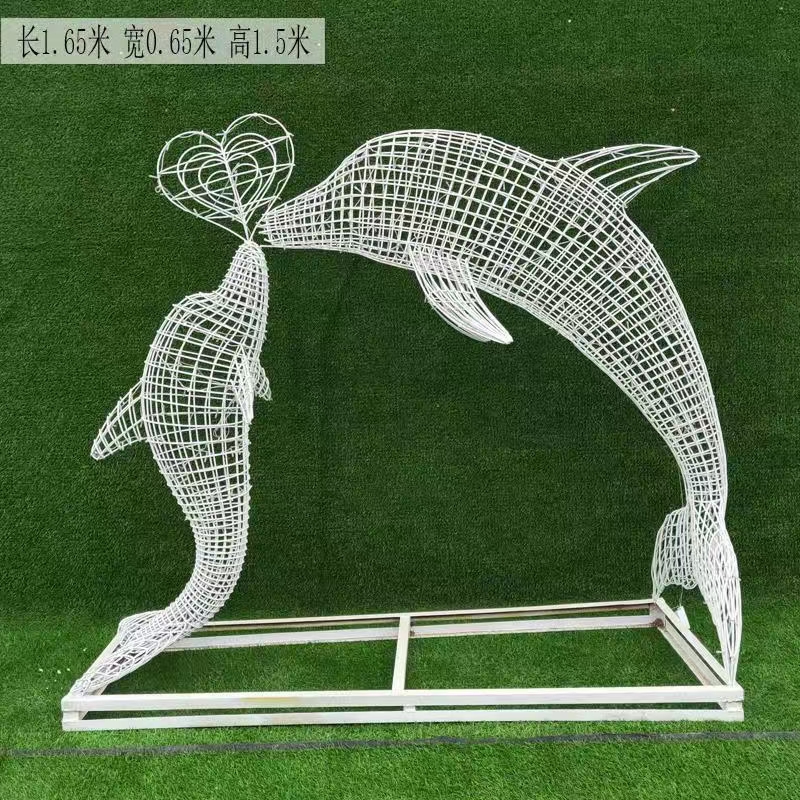 不锈钢网面雕塑