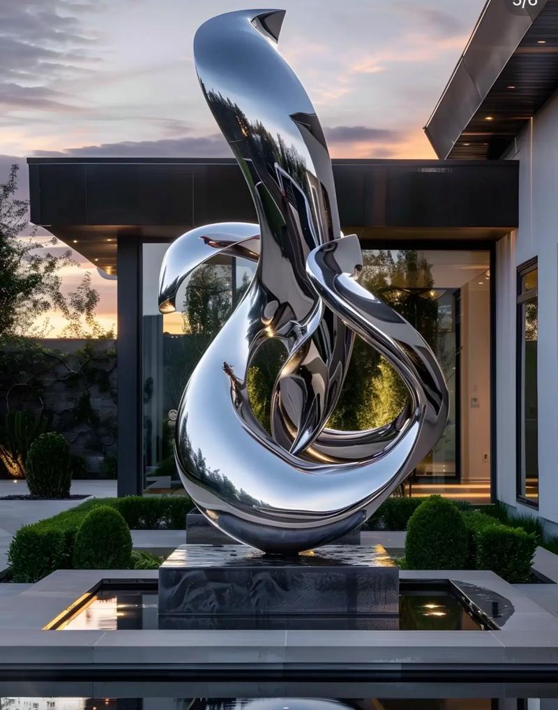 不锈钢镜面雕塑