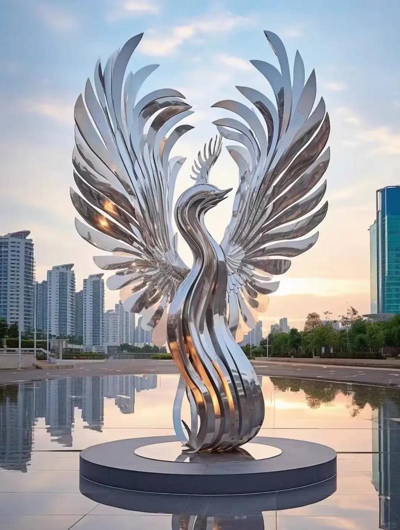 不锈钢镜面雕塑