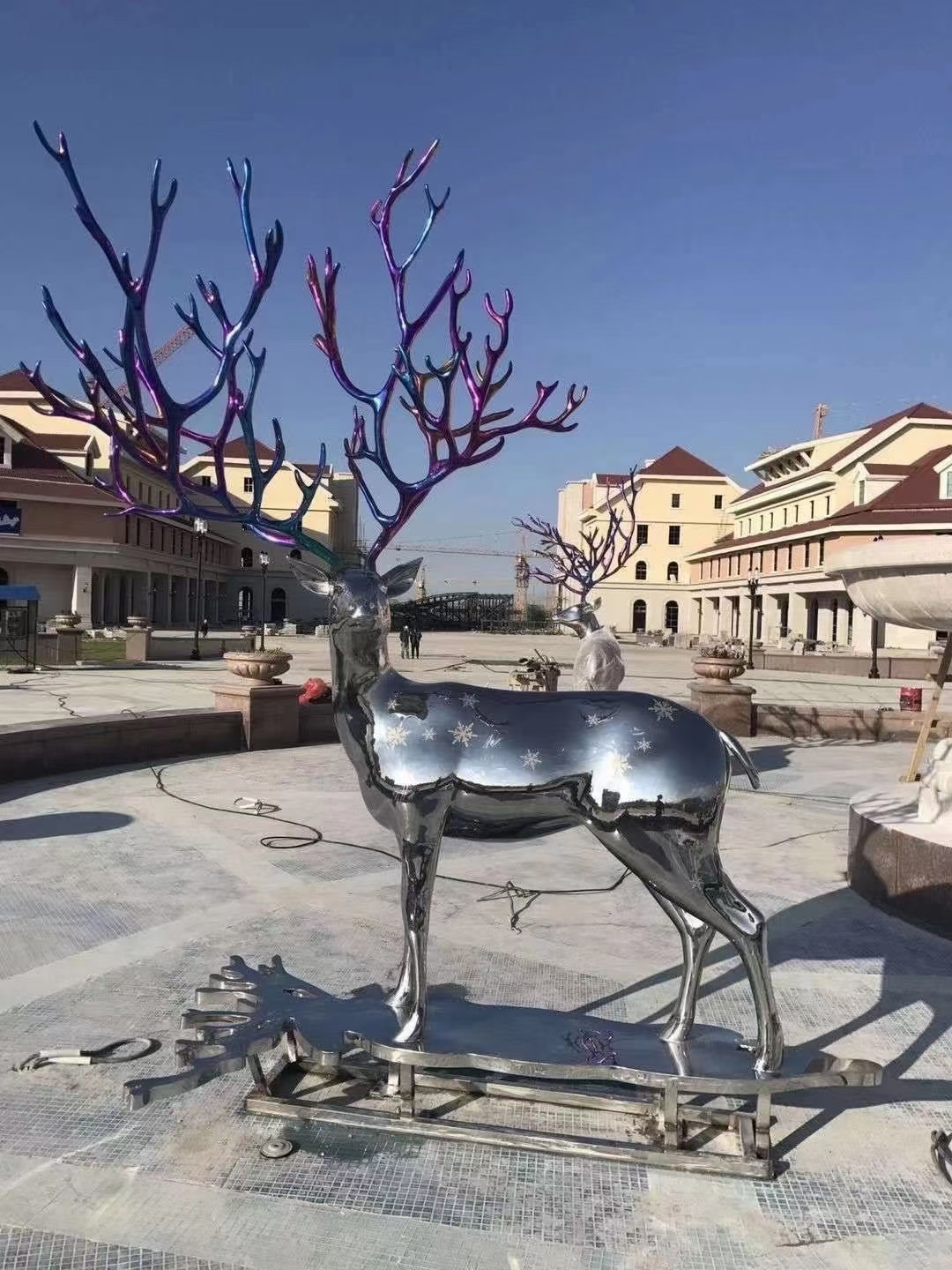 不锈钢动物雕塑