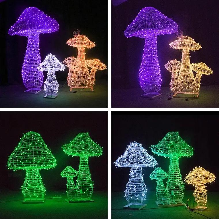 不锈钢发光雕塑