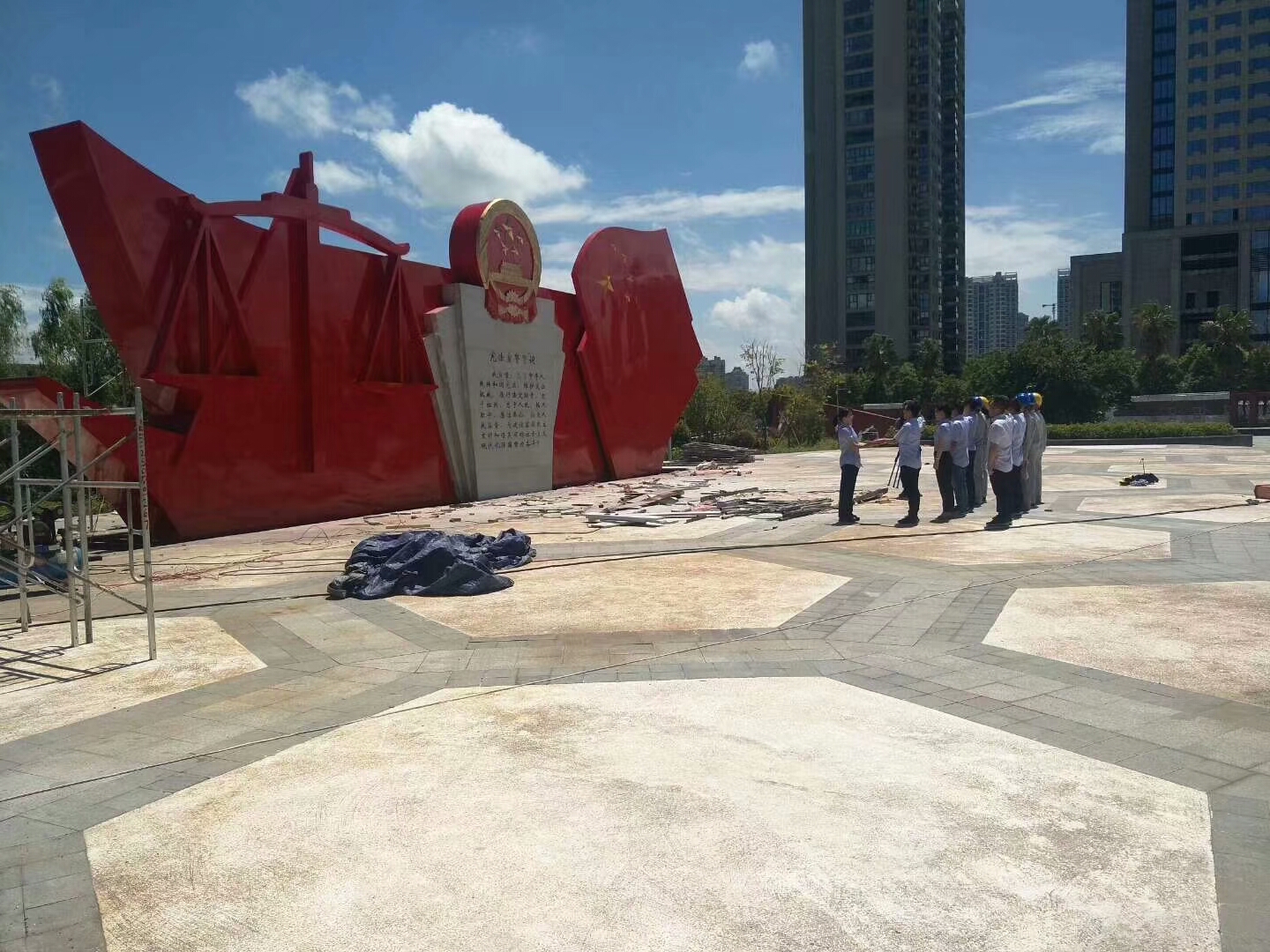 不锈钢党政雕塑