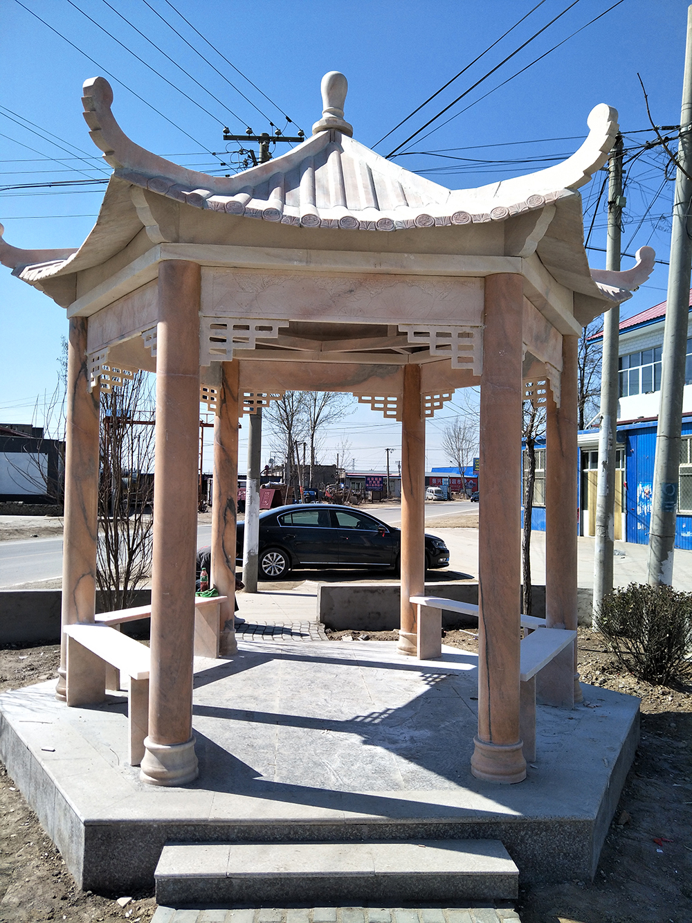 高碑店市太平庄公园雕刻