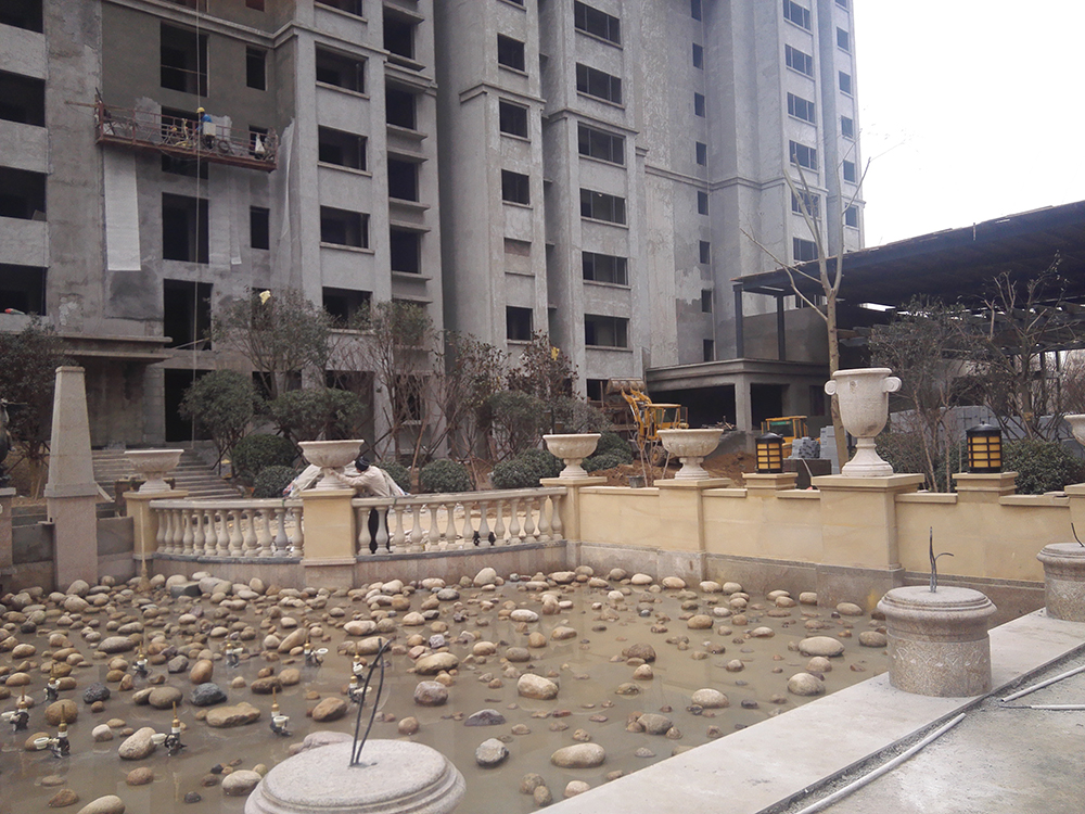 平顶山小区雕刻