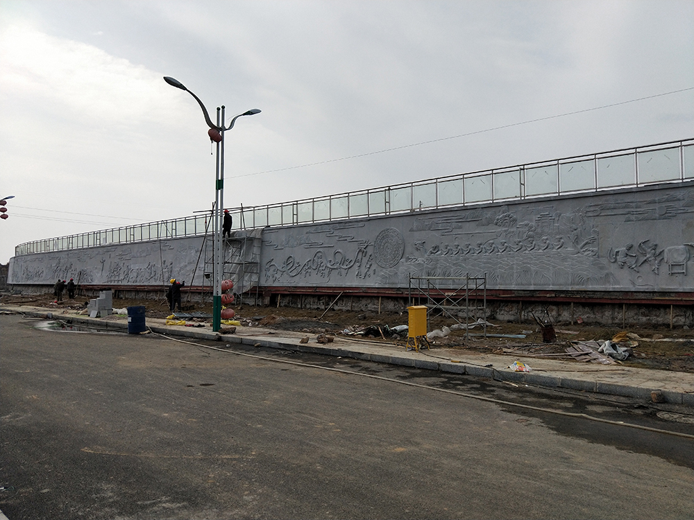 铜仁市松桃县体育馆浮雕